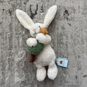 NWT Jellycat Bashful Bunny with Christmas Tree